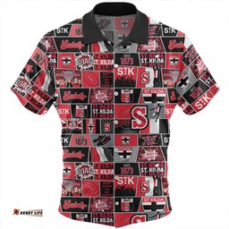 Amazing Aussie St Kilda Legacy Of The Pride Comic Style Hawaiian Shirt