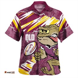 Amazing Aussie Cane Toads Sport Theme Song Hawaiian Shirt