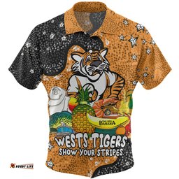 Amazing Aussie Wests Tigers Custom Australian Big Things Hawaiian Shirt