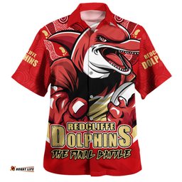 Amazing Aussie Redcliffe Dolphins Final Clash Battle Edition Hawaiian Shirt