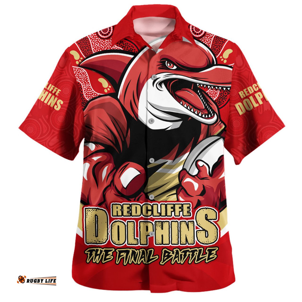 Amazing Aussie Redcliffe Dolphins Final Clash Battle Edition Hawaiian Shirt