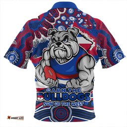 Amazing Aussie Western Bulldogs Blazing Spirit Of Victory Hawaiian Shirt