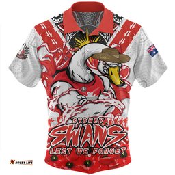 Amazing Aussie Sydney Swans Ripped Legacy Of The Game The ANZAC Spirit Lives On Hawaiian Shirt