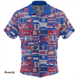 Amazing Aussie Western Bulldogs Legacy Of The Pride Comic Style Hawaiian Shirt