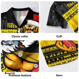 Amazing Aussie Richmond Merry Christmas Down Under Footy Power Style Hawaiian Shirt