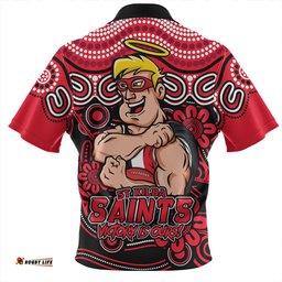 Amazing Aussie St Kilda Aboriginal Inspired Tough Fan Football For Life Hawaiian Shirt