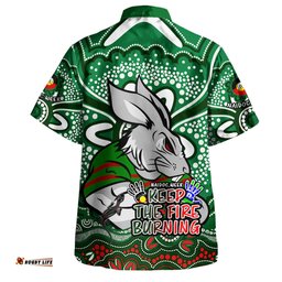 Amazing Aussie South Sydney Rabbitohs Aboriginal Inspired Naidoc Week Custom For Die Hard Fan Supporters Hawaiian Shirt