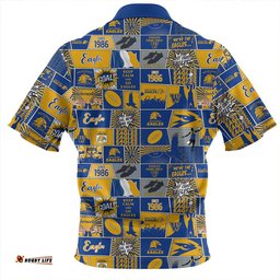 Amazing Aussie West Coast Eagles Legacy Of The Pride Comic Style Hawaiian Shirt