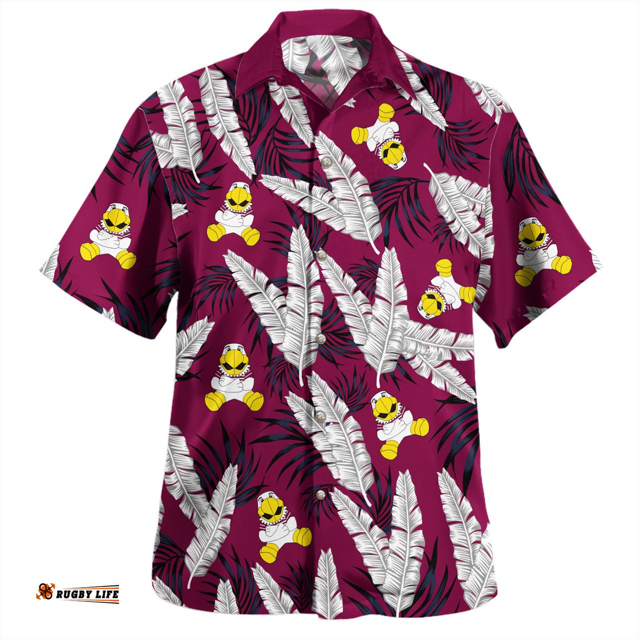 Amazing Aussie Manly Warringah Sea Eagles Tropical Patterns Eagles Hawaiian Shirt