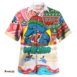 Amazing Aussie Redcliffe Dolphins Custom A New History Begins Hawaiian Shirt