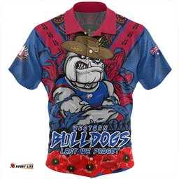 Amazing Aussie Western Bulldogs Ripped Legacy Of The Game The ANZAC Spirit Lives On Hawaiian Shirt