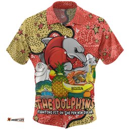 Amazing Aussie Redcliffe Dolphins Custom Australian Big Things Hawaiian Shirt