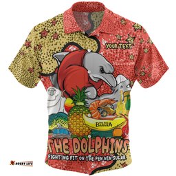 Amazing Aussie Redcliffe Dolphins Custom Australian Big Things Hawaiian Shirt
