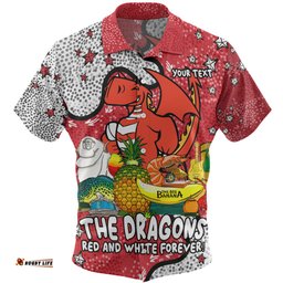 Amazing Aussie St. George Illawarra Dragons Custom Australian Big Things Hawaiian Shirt