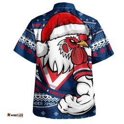 Amazing Aussie Sydney Roosters Ugly Knit Style For Christmas Game Fans Hawaiian Shirt