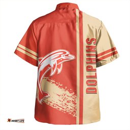 Amazing Aussie Redcliffe Dolphins Redcliffe Dolphins Mascot Quater Style Hawaiian Shirt