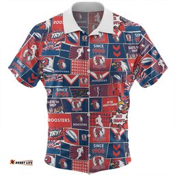 Amazing Aussie Sydney Roosters Team Of Us Die Hard Fan Supporters Comic Style Hawaiian Shirt