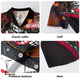 Amazing Aussie St Kilda Halloween Night Reaper Zipper Hawaiian Shirt