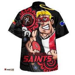 Amazing Aussie St Kilda Power Through Generations NAIDOC Edition Hawaiian Shirt