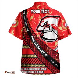 Amazing Aussie Redcliffe Dolphins Theme Song For Rugby With Sporty Style Hawaiian Shirt