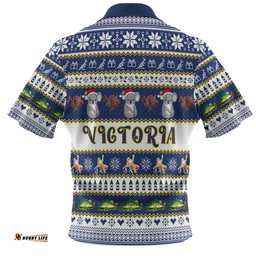 Amazing Aussie Victoria Big Things Christmas Custom Giant Koala And Murray Cod Hawaiian Shirt