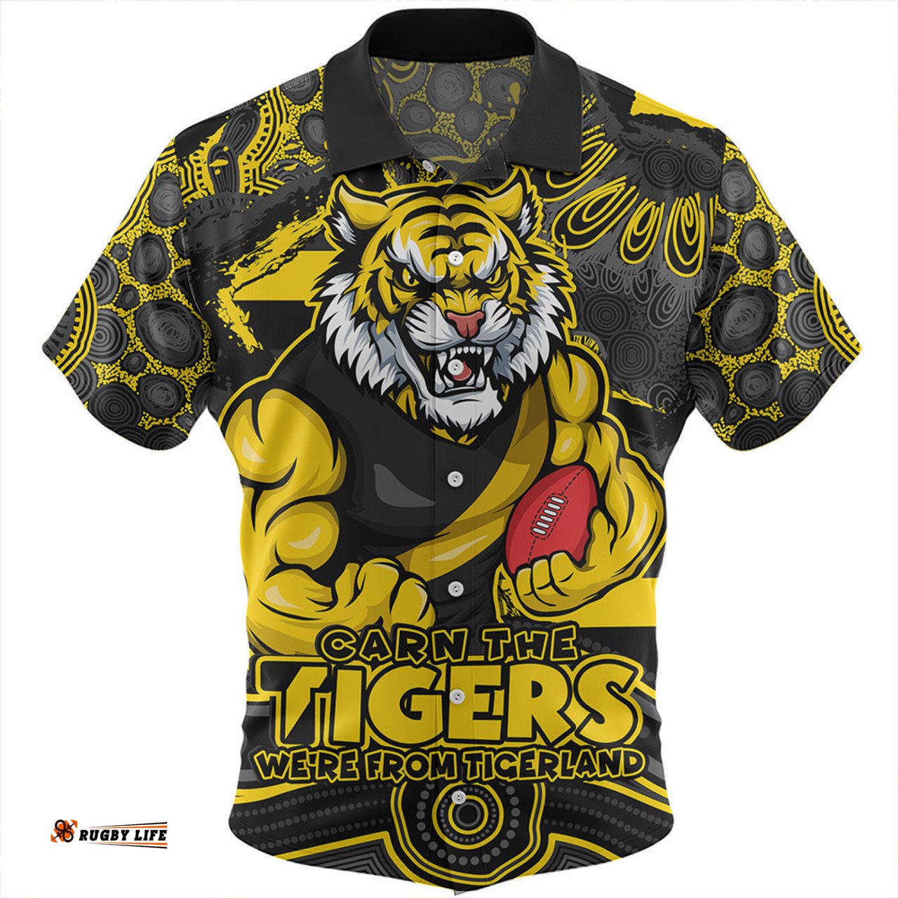 Amazing Aussie Richmond Blazing Spirit Of Victory Hawaiian Shirt