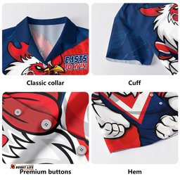 Amazing Aussie Sydney Roosters Defend The Pride Hawaiian Shirt