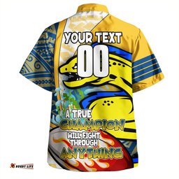 Amazing Aussie Parramatta Eels Grand Final A True Champion Will Fight Through Anything With Polynesian Patterns Hawaiian Shirt