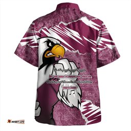 Amazing Aussie Manly Warringah Sea Eagles Theme Song Hawaiian Shirt