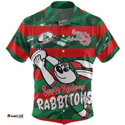 Amazing Aussie South Sydney Rabbitohs Happy Australia Day We Are One And Free Hawaiian Shirt