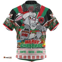 Amazing Aussie South Sydney Rabbitohs Custom South Sydney Rabbitohs Santa Aussie Big Things Hawaiian Shirt