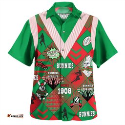 Amazing Aussie South Sydney Rabbitohs Argyle Patterns Style Tough Fan Rugby For Life Hawaiian Shirt