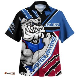 Amazing Aussie Western Bulldogs Battlefield Glory Gear Hawaiian Shirt