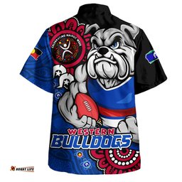 Amazing Aussie Western Bulldogs Power Through Generations NAIDOC Edition Hawaiian Shirt