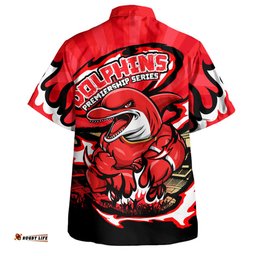 Amazing Aussie Redcliffe Dolphins Premiership Series Sports Gear Hawaiian Shirt