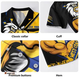 Amazing Aussie West Coast Eagles Battlefield Glory Gear Hawaiian Shirt
