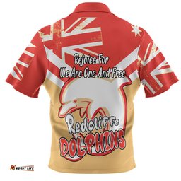 Amazing Aussie Redcliffe Dolphins Happy Australia Day We Are One And Free Hawaiian Shirt