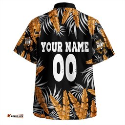 Amazing Aussie Wests Tigers Custom Tropical Patterns Wests Tigers Hawaiian Shirt