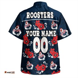 Amazing Aussie Sydney Roosters With Maori Pattern Hawaiian Shirt