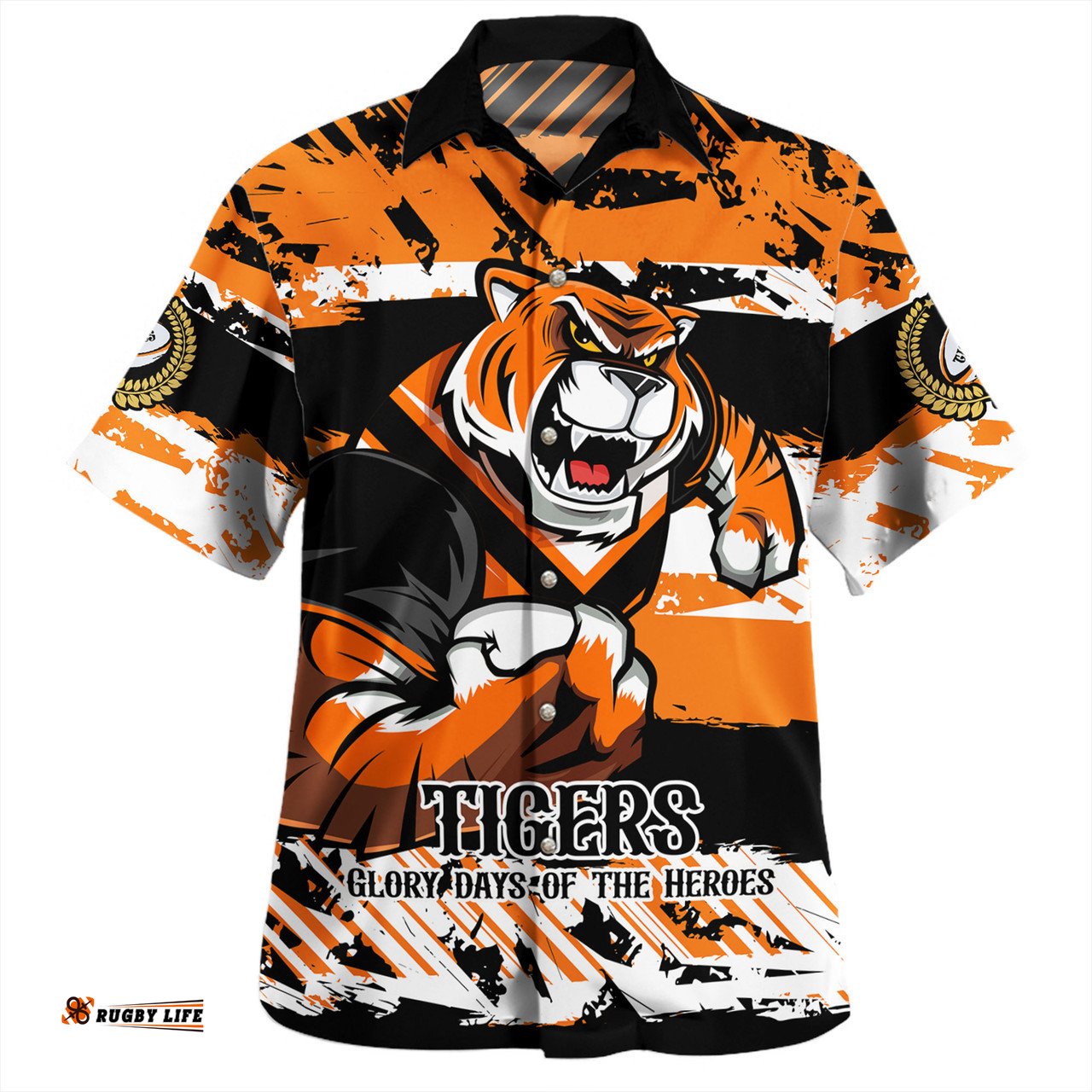 Amazing Aussie Wests Tigers Theme Song Inspired Hawaiian Shirt