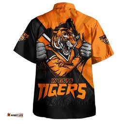 Amazing Aussie Wests Tigers Fearless Soul Series Hawaiian Shirt