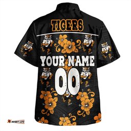Amazing Aussie Wests Tigers With Maori Pattern Hawaiian Shirt