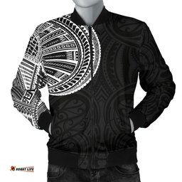 Samoa Tribal Maori Tattoo Roman Reigns Bomber Jacket for Men TH75