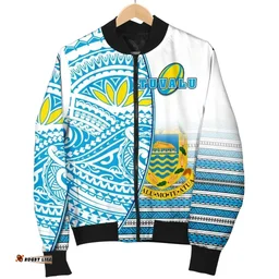 Rugbylife Jacket - Tuvalu Rugby Men's Bomber Jacket Special K13