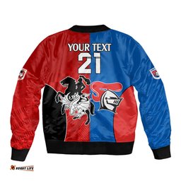 NRL Dragons and Knights Sporty Style Bomber Jacket