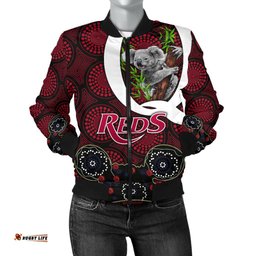 Queensland Women Bomber Jacket Reds Rugby - Koala