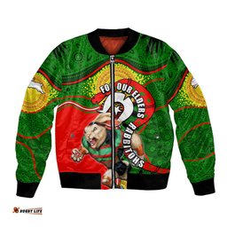 Rabbitohs Mascot NRL Bomber Jacket NAIDOC