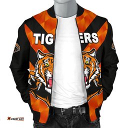 Balmain Men's Bomber Jacket Tigers Orange Vibes