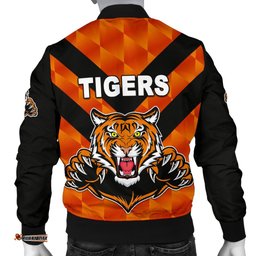 Balmain Men's Bomber Jacket Tigers Orange Vibes