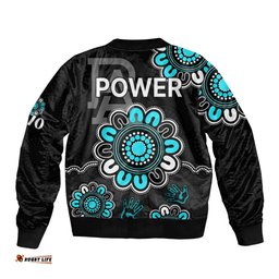AFL Port Adelaide Power 1870 Aboriginal Bomber Jacket